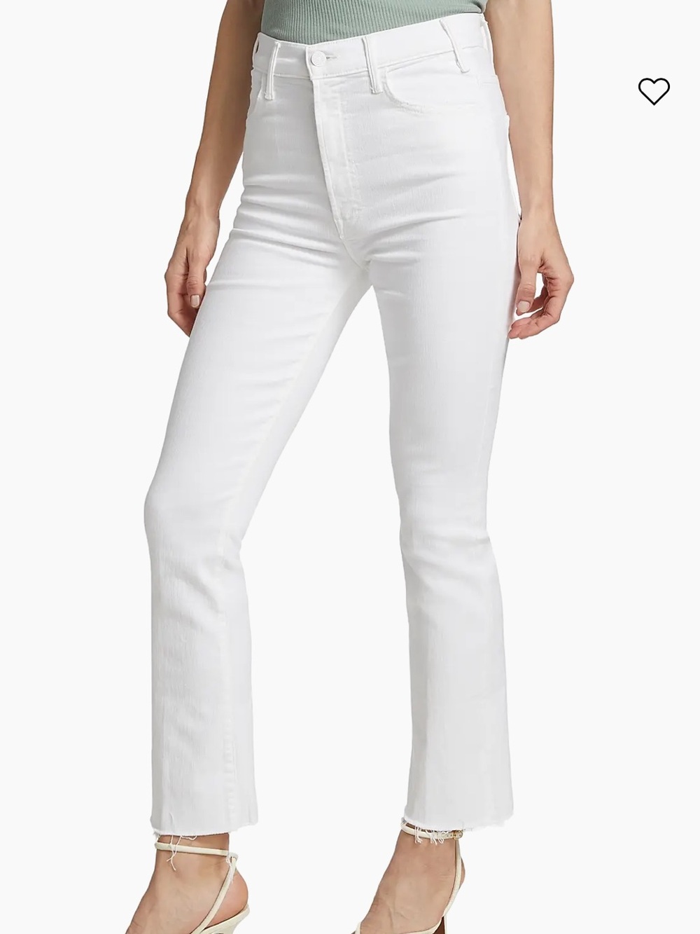 NWT Mother The Hustler Ankle Frayed Jeans Sz 34